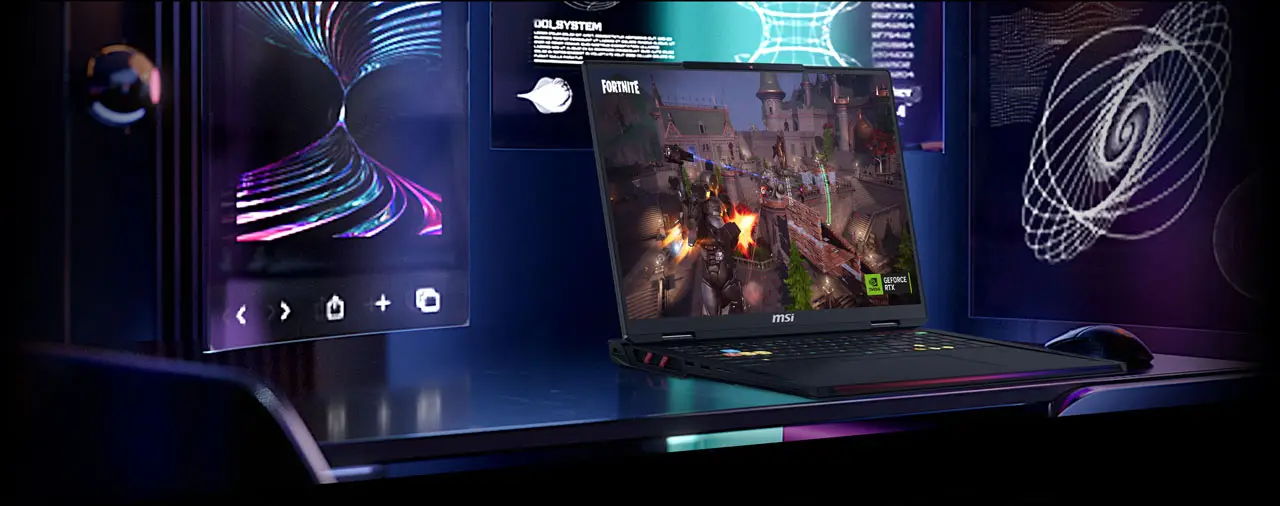 MSI Raider gaming laptop featuring Intel Core Ultra 9 285HX and GeForce RTX 5090